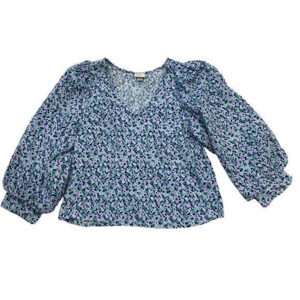 A New Day Floral Top